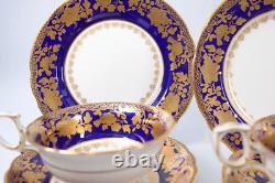Hammersley China Tea Set Bone 10pc Part Cup Saucer Side Sandwich Plate 1414