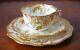 Hammersley Gold 1890 No. 150153 Cup And Saucer 3 Piece Set