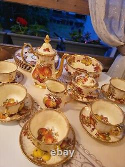 Hammersly, Autumn Gold, 21 Tea Set