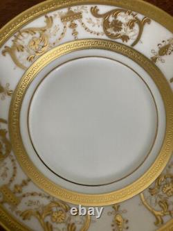 Haviland Limoges Collection Prestige Imperator 24K Gold Cups & Saucers 4 Sets