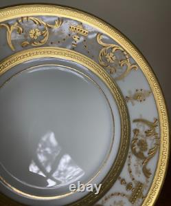 Haviland Limoges Collection Prestige Imperator 24K Gold Cups & Saucers 4 Sets