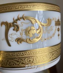 Haviland Limoges Collection Prestige Imperator 24K Gold Cups & Saucers 4 Sets