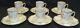 Haviland Limoges France Schleiger 91a Chocolate 6 Cups And Saucers -double Gold