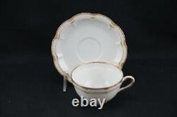 Haviland Limoges Schleiger 213 Double Gold Set 5 Cups and Saucers