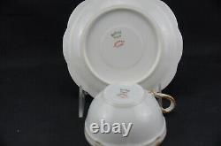 Haviland Limoges Schleiger 213 Double Gold Set 5 Cups and Saucers