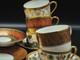 Haviland Et Parlon Limogeshand Panted With Goldset Of 5 Tea Cups W Saucers New