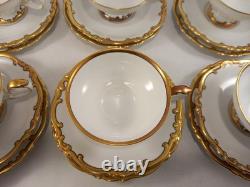 Heinrich & Co Selb Bavaria Fanny Gibler Cups Saucers Side Plates Set of 6 Trios