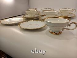 Heinrich & Co Selb Bavaria Fanny Gibler Cups Saucers Side Plates Set of 6 Trios