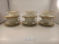 Heinrich & Co Selb Bavaria Fanny Gibler Cups Saucers Side Plates Set of 6 Trios