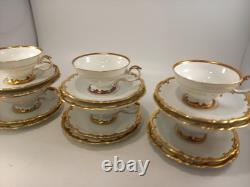 Heinrich & Co Selb Bavaria Fanny Gibler Cups Saucers Side Plates Set of 6 Trios