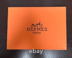 Hermès Paris Mosaique au 24 Gold Porcelain Cups & Saucers in Original Box
