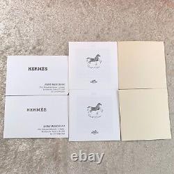 Hermes Paris Tea Cup & Saucer Cheval d'Orient Gold Paint 2 Sets Tableware withCase