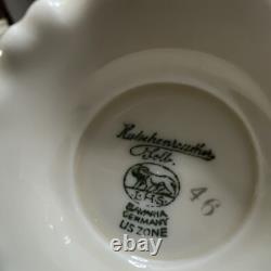 Hutschenreuther Bavaria LHS Gold Trim Antique Cups Saucers Set 8 2cups extra