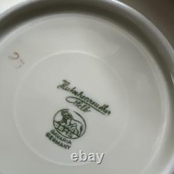 Hutschenreuther Bavaria LHS Gold Trim Antique Cups Saucers Set 8 2cups extra