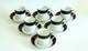 Hutschenreuther Lucrene'echt Kobalt' Demitasse Set 6 Cups & Saucers