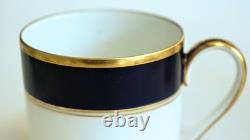 Hutschenreuther Lucrene'echt Kobalt' Demitasse Set 6 Cups & Saucers