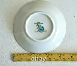 Hutschenreuther Lucrene'echt Kobalt' Demitasse Set 6 Cups & Saucers