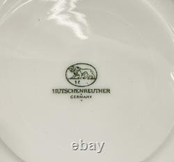 Hutschenreuther cobalt gold bands 6 plates 6 cups & saucers