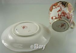 Imari 2712 Demitasse Cup & Saucer Scalloped By Royal Crown Derby 1916