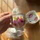 Imperial Bone China 22k Gold Floral Tea Cup & Saucer Set, Pink Rose