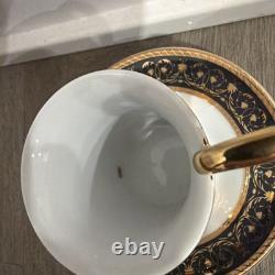 Imperial Czechoslovakia Tea Set 15pc Gold Trim Cups Saucers Teapot