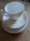 Imperial Fine English China Yellow & 22kt Gold Gliding Tea Cup/saucer/plate X3