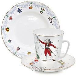 Imperial Lomonosov Porcelain Tea Cup Saucer Plate Nutcracker Ballet 3-pc. SALE