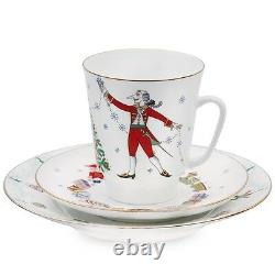 Imperial Lomonosov Porcelain Tea Cup Saucer Plate Nutcracker Ballet 3-pc. SALE