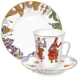 Imperial Lomonosov Porcelain Tea Cup Saucer Plate Scheherazade Ballet 3-pc. SALE