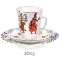 Imperial Lomonosov Porcelain Tea Cup Saucer Plate Scheherazade Ballet 3-pc. SALE
