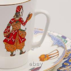 Imperial Lomonosov Porcelain Tea Cup Saucer Plate Scheherazade Ballet 3-pc. SALE