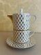 Imperial Porcelain Platinum Net Tea Set