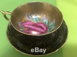 Insane Paragon Gold Chintz Floating Rose Cup & Saucer