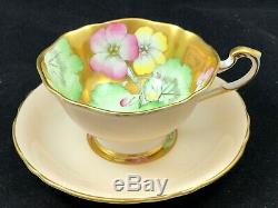 Insanely Rare Paragon Gold Pansy Cup & Saucer