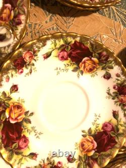 Job Lot Vintage Royal Albert Old Country Roses Bone China Floral & Gilded