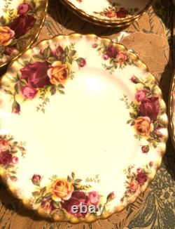 Job Lot Vintage Royal Albert Old Country Roses Bone China Floral & Gilded