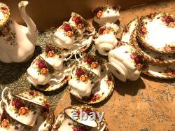 Job Lot Vintage Royal Albert Old Country Roses Bone China Floral & Gilded