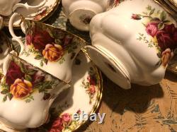 Job Lot Vintage Royal Albert Old Country Roses Bone China Floral & Gilded
