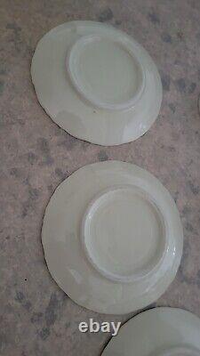 Karlskrona Coffee Cups And Saucers 1950 Champain Colour Set Of 4 Cups Saucers