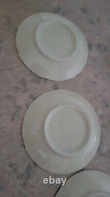 Karlskrona Coffee Cups And Saucers 1950 Champain Colour Set Of 4 Cups Saucers