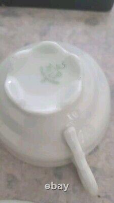 Karlskrona Coffee Cups And Saucers 1950 Champain Colour Set Of 4 Cups Saucers