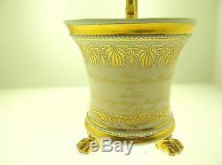 Kpm 1831 Cup & Saucer Special Order Very Rare Gilded With 24k Gold B/o