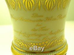 Kpm 1831 Cup & Saucer Special Order Very Rare Gilded With 24k Gold B/o