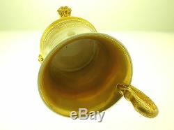 Kpm 1831 Cup & Saucer Special Order Very Rare Gilded With 24k Gold B/o