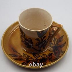 LINTHORPE POTTERY Dr Christopher Dresser ART POTTERY CUP & SAUCER