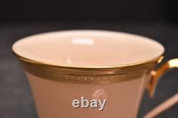 Lenox Aristocrat 2 Cups &Saucers Gold Encrusted Teacups