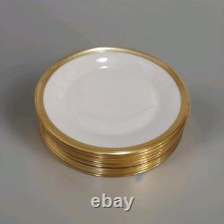Lenox Aristocrat 48 PC 8sets China Dinner Set White/Gold Plates Cups Saucers USA