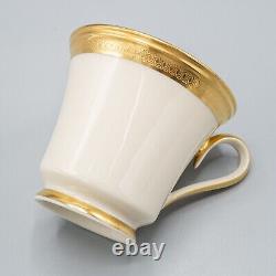 Lenox Aristocrat 8 Cups & 6 Saucers Gold Encrusted FREE USA SHIPPING