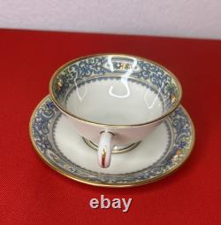 Lenox Autumn Cups & Saucers Gold Backstamp USA Set Of 8