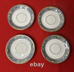 Lenox Autumn Cups & Saucers Gold Backstamp USA Set Of 8